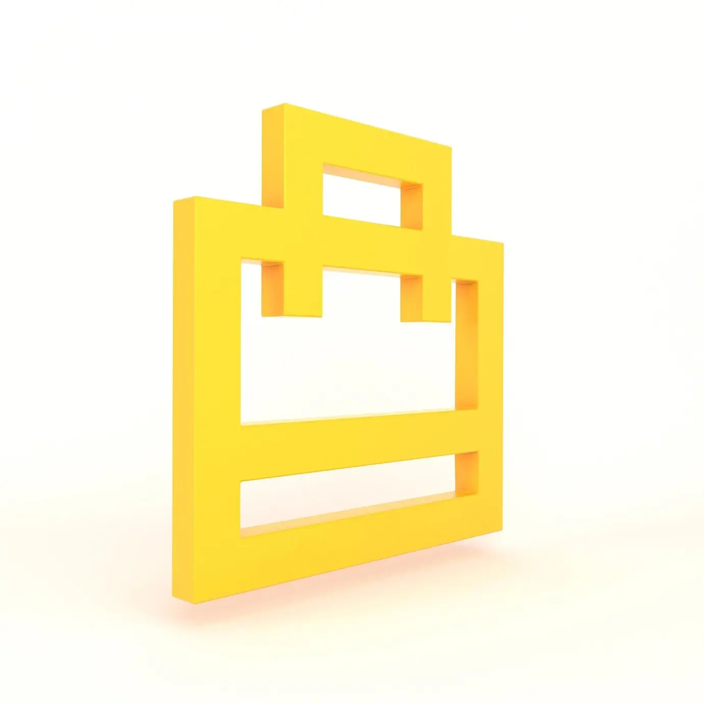 Suitcase icon positioned on the left against a white background.